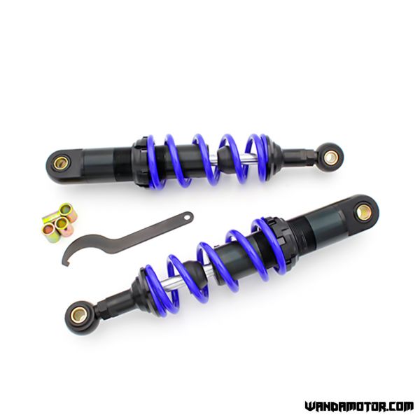 Ajotech Six-Roll rear shocks 285mm blue